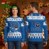 Tennessee Titans Logo Snowflake Ugly Christmas Sweater 1 tennessee titans logo snowflake ugly christmas sweater