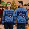 Tennessee Titans Snowflake Logo Ugly Christmas Sweater 1 tennessee titans snowflake logo ugly christmas sweater