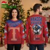Texas Rangers Ranger Fever Baseball Ugly Christmas Sweater 1 texas rangers ranger fever baseball ugly christmas sweater