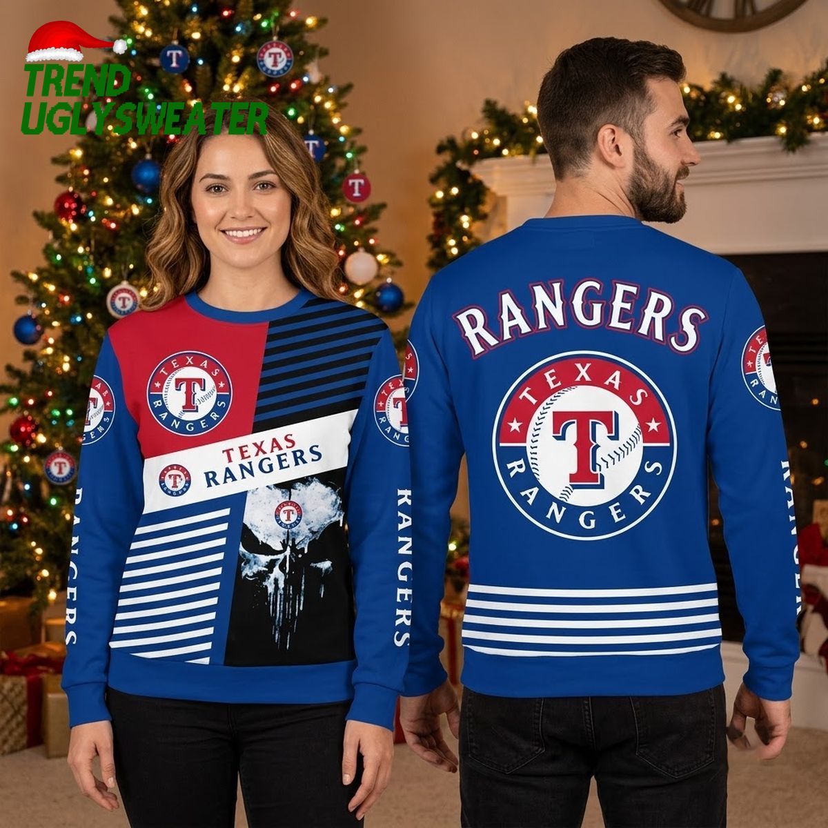 texas rangers star wars characters ugly christmas sweater texas rangers star wars characters ugly christmas sweater