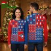 Toronto Blue Jays Patchwork Christmas Trees And Snowflakes Ugly Christmas Sweater 2 toronto blue jays patchwork christmas trees and snowflakes ugly christmas sweater