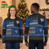 Toronto Blue Jays Patchwork Snowflake And Tree Ugly Christmas Sweater 2 toronto blue jays patchwork snowflake and tree ugly christmas sweater