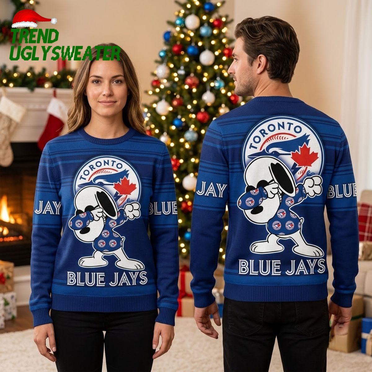 toronto blue jays snoopy dab ugly christmas sweater toronto blue jays snoopy dab ugly christmas sweater