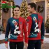 Toronto Maple Leafs Mickey And Minnie Mouse Custom Name Ugly Christmas Sweater 2 toronto maple leafs mickey and minnie mouse custom name ugly christmas sweater
