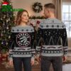 Toronto Raptors Logo Snowflake Pattern Ugly Christmas Sweater 2 toronto raptors logo snowflake pattern ugly christmas sweater