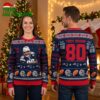 Troy Brown 80 New England Patriots Football Player Ugly Christmas Sweater 2 troy brown 80 new england patriots football player ugly christmas sweater