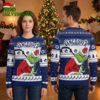 Vancouver Canucks Grinch Santa Hat Hockey Ugly Christmas Sweater 2 vancouver canucks grinch santa hat hockey ugly christmas sweater