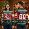 Vancouver Canucks Logo Personalized Name And Number Ugly Christmas Sweater 1 vancouver canucks logo personalized name and number ugly christmas sweater