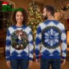 Vancouver Canucks Pub Dog In Reindeer Antlers Ugly Christmas Sweater 2 vancouver canucks pub dog in reindeer antlers ugly christmas sweater