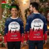 Washington Capitals Personalized Name Santa Sleigh Christmas Village Ugly Christmas Sweater 1 washington capitals personalized name santa sleigh christmas village ugly christmas sweate