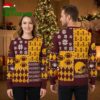 Washington Commanders Football Helmet Patchwork Ugly Christmas Sweater 2 washington commanders football helmet patchwork ugly christmas sweater