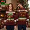 Washington Commanders Grinch Christmas Lights Gift For Fans Ugly Christmas Sweater 1 washington commanders grinch christmas lights gift for fans ugly christmas sweater