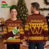 Washington Commanders Grinch Playing Football Ugly Christmas Sweater 1 washington commanders grinch playing football ugly christmas sweater