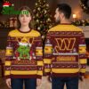Washington Commanders Grinch Santa Hat Ugly Christmas Sweater 1 washington commanders grinch santa hat ugly christmas sweater