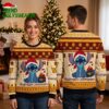 Washington Commanders Stitch Santa Hat Candy Cane Ugly Christmas Sweater 1 washington commanders stitch santa hat candy cane ugly christmas sweater