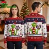 Washington Nationals Grinch Santa Hat Red Ugly Christmas Sweater 2 washington nationals grinch santa hat red ugly christmas sweater