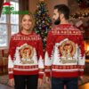 Washington Nationals Logo Santa Hat Ugly Christmas Sweater 1 washington nationals logo santa hat ugly christmas sweater