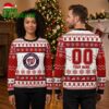 washington nationals reindeer custom name and number ugly christmas sweater