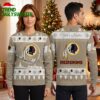 Washington Redskins Logo Personalized Custom Name Ugly Christmas Sweater 1 washington redskins logo personalized custom name ugly christmas sweater